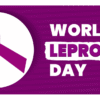 LEPROSY DAY LOGO