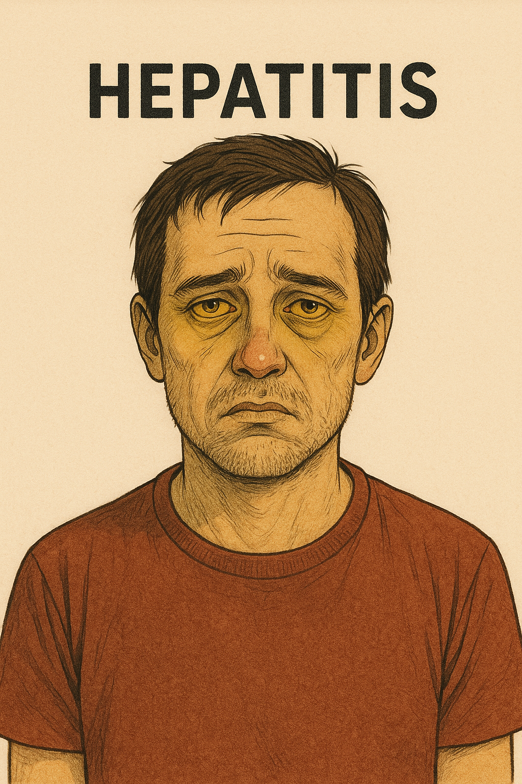 Hepatitis infected person