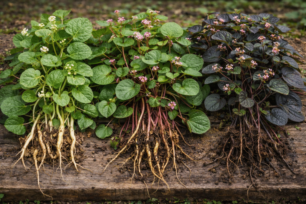 PUNARNAVA: AN UNKNOWN AYURVEDIC HERB FOR SWELLING AND KIDNEY 3 - White Red and Black Punarnava