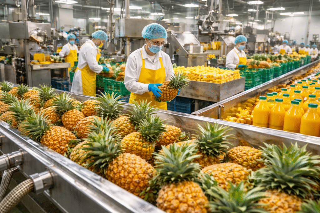 USES OF PINEAPPLE IN PHARMA COMPANY
